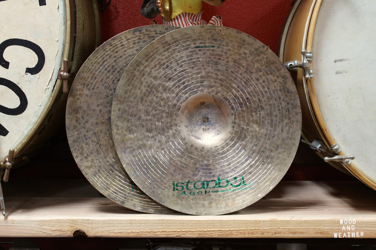 Used Istanbul Agop 14" Signature Hi-Hat Cymbals 865/907g