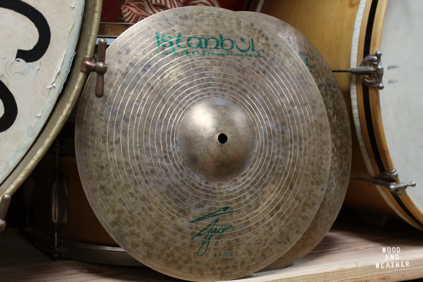 Used Istanbul Agop 14" Signature Hi-Hat Cymbals 865/907g