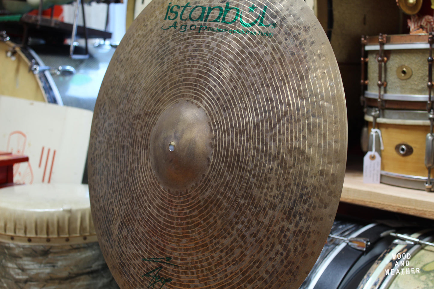 Used Istanbul Agop 21" Signature Ride Cymbal 1739g