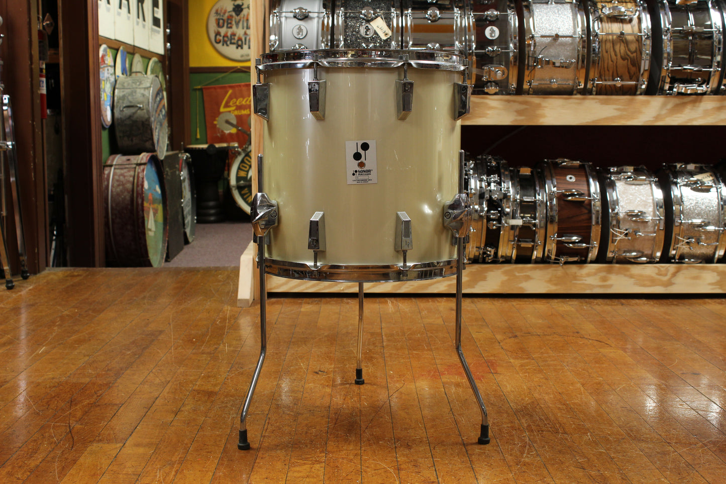 1970s Sonor Phonic Bop kit in Metallic Silver 14x18 14x14 9x13 8x12