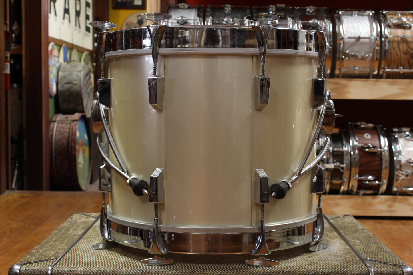 1970s Sonor Phonic Bop kit in Metallic Silver 14x18 14x14 9x13 8x12