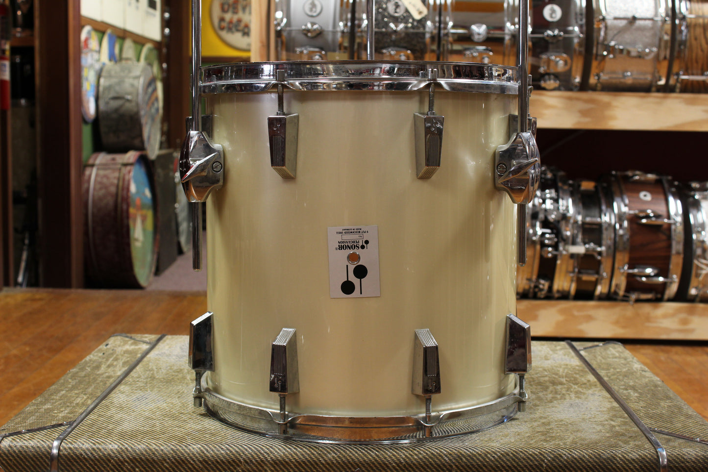 1970s Sonor Phonic Bop kit in Metallic Silver 14x18 14x14 9x13 8x12