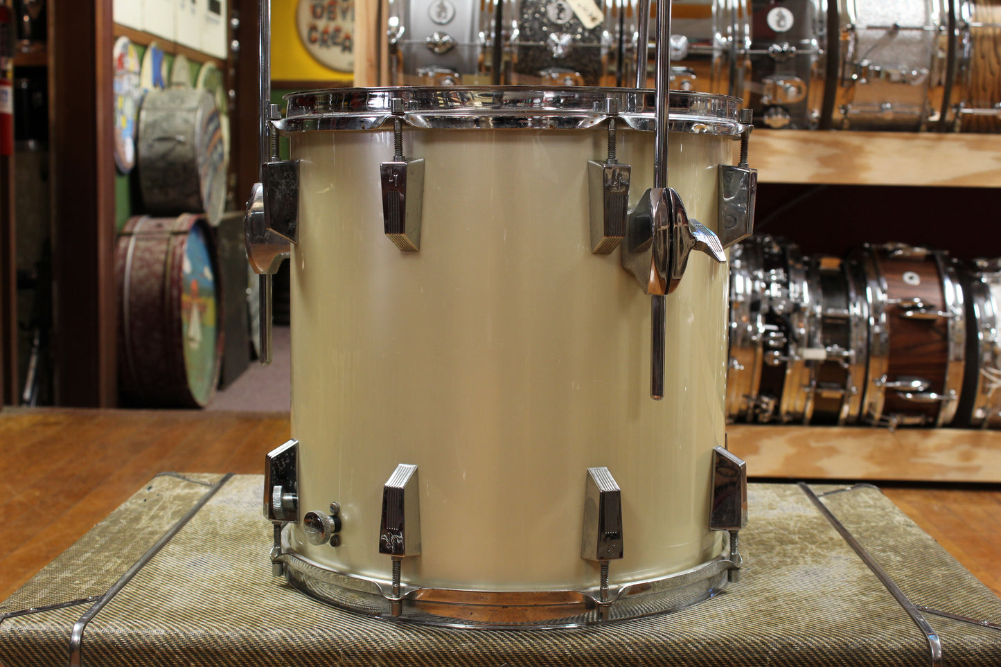 1970s Sonor Phonic Bop kit in Metallic Silver 14x18 14x14 9x13 8x12