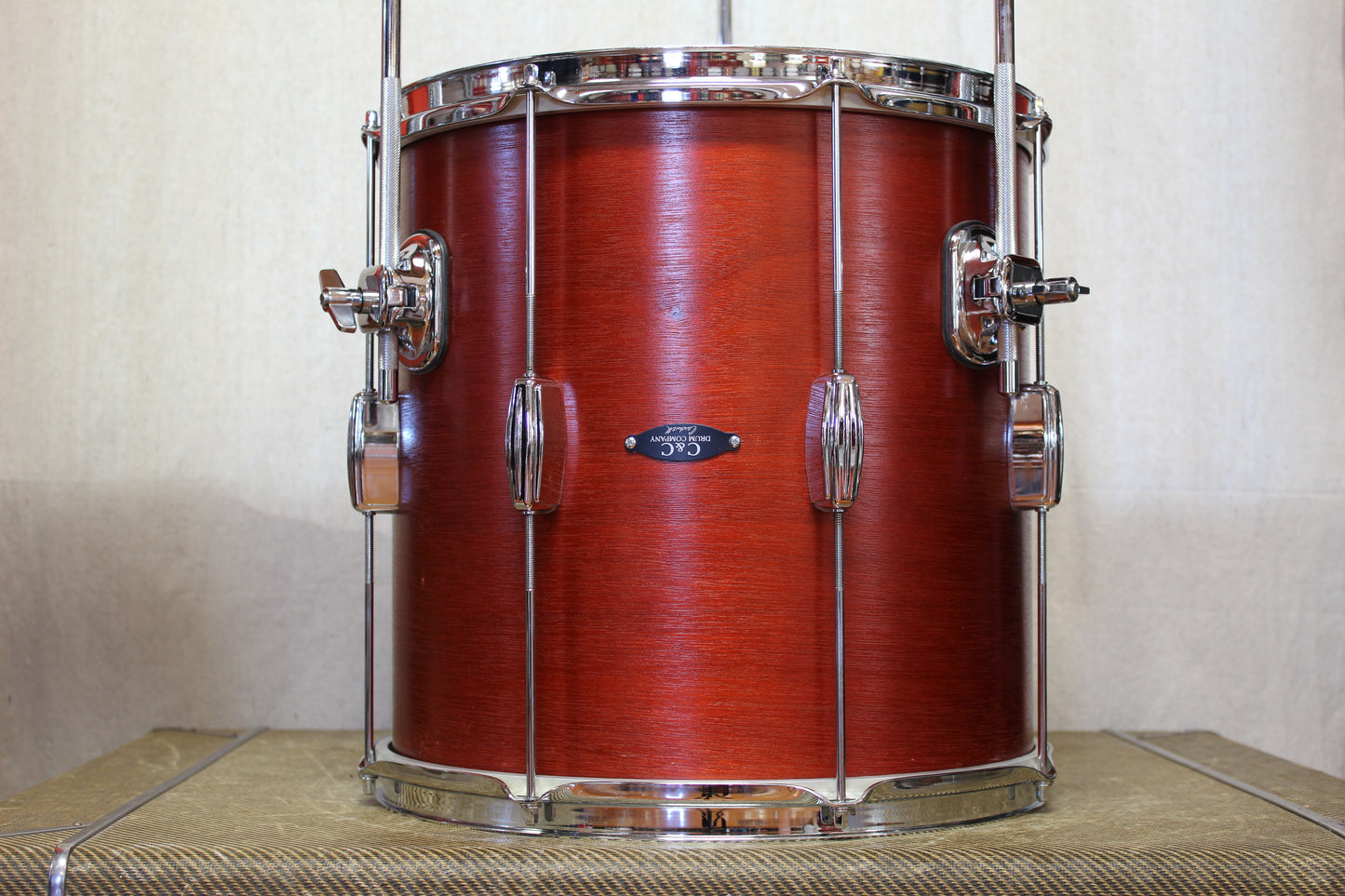 C&C Drum Company Player Date I in Red Mahogany Lacquer 12x20 14x14 8x12