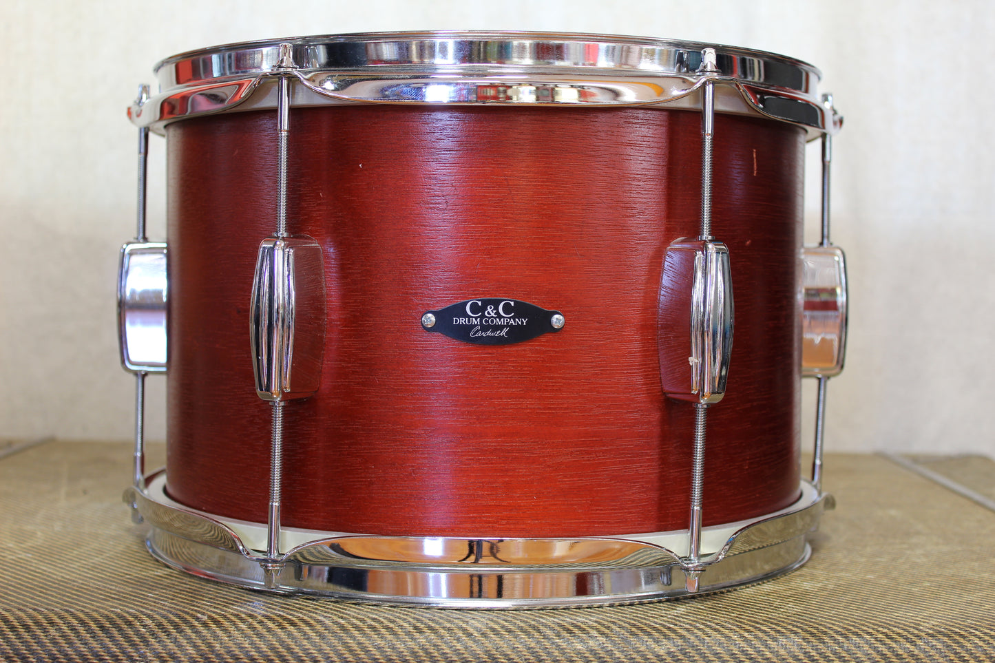 C&C Drum Company Player Date I in Red Mahogany Lacquer 12x20 14x14 8x12