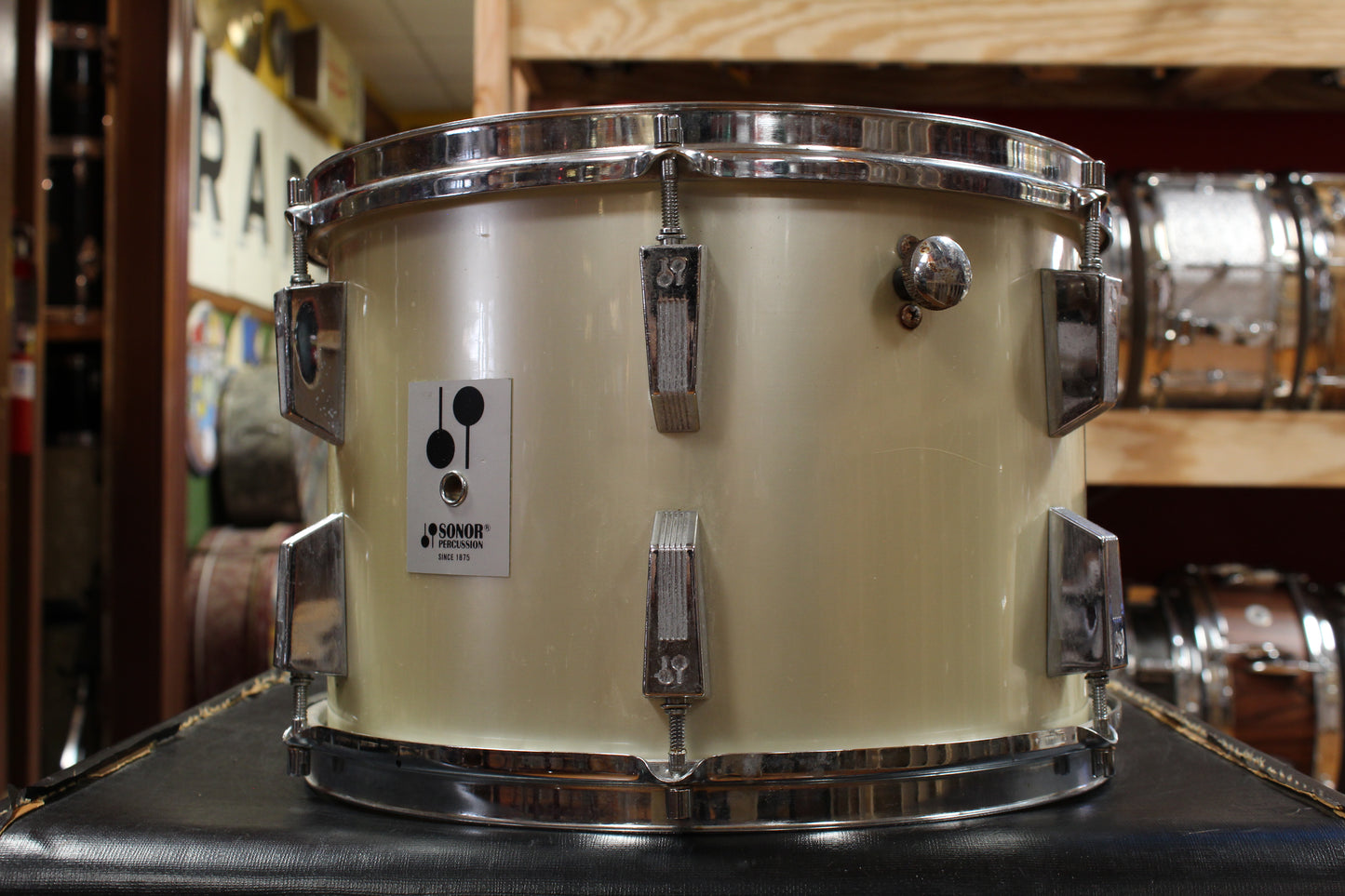 1970s Sonor Phonic Bop kit in Metallic Silver 14x18 14x14 9x13 8x12