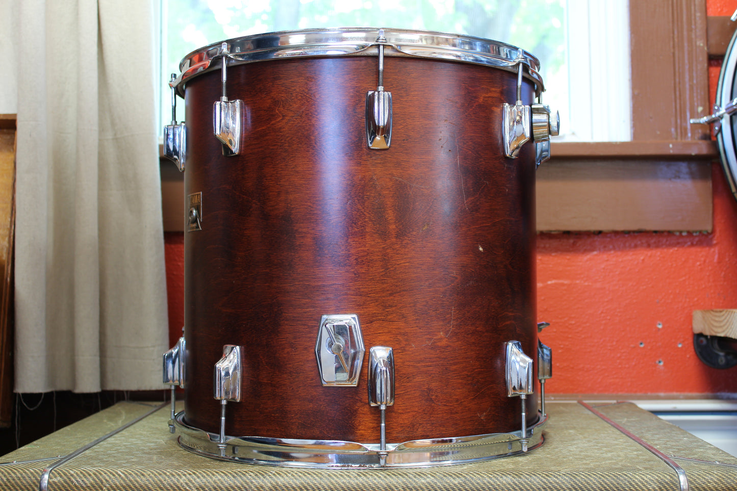 1980s Tama Superstar Tom-Toms 8x12 9x13 16x16 in Super Mahogany