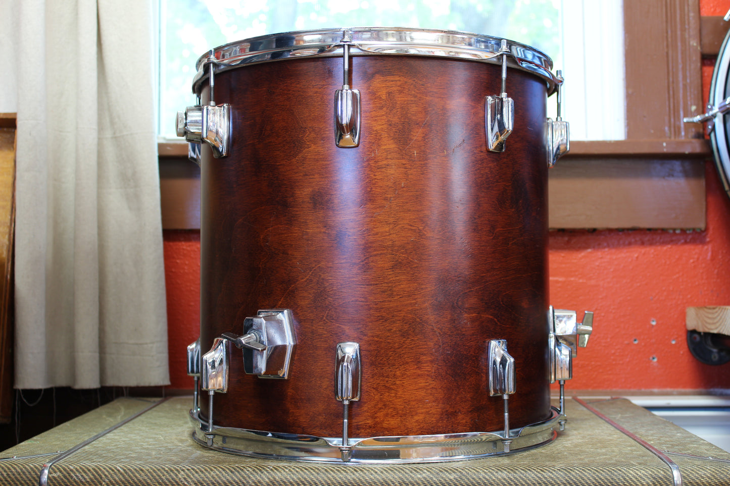 1980s Tama Superstar Tom-Toms 8x12 9x13 16x16 in Super Mahogany