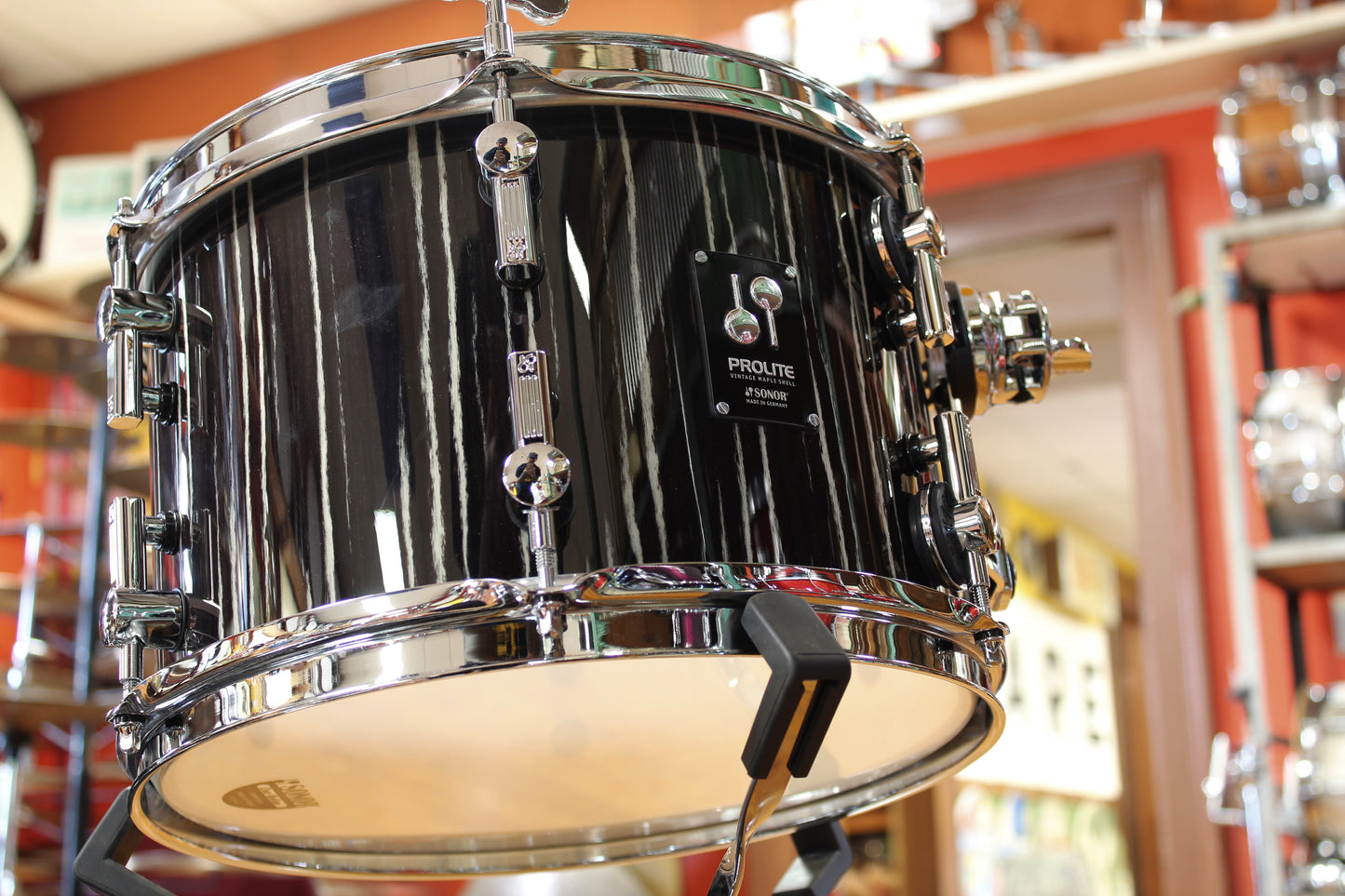 Sonor Prolite Vintage Maple in Ebony White Stripes 16x20 14x14 8x12