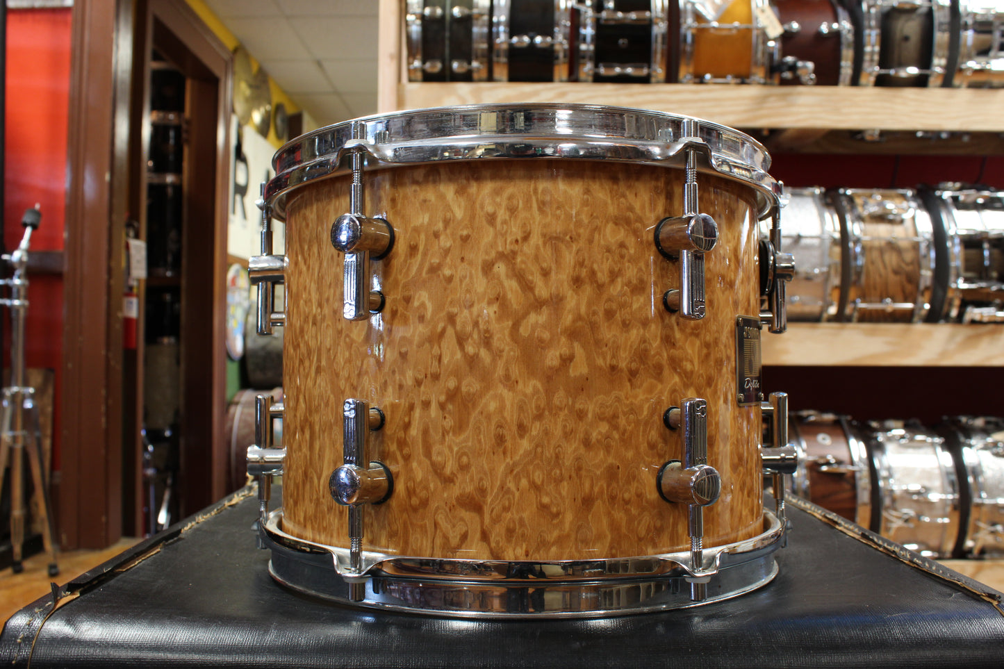 Early 2000s Sonor Delite Outfit in Natural Birdseye Maple 18x20 8x10 9x12 14x14