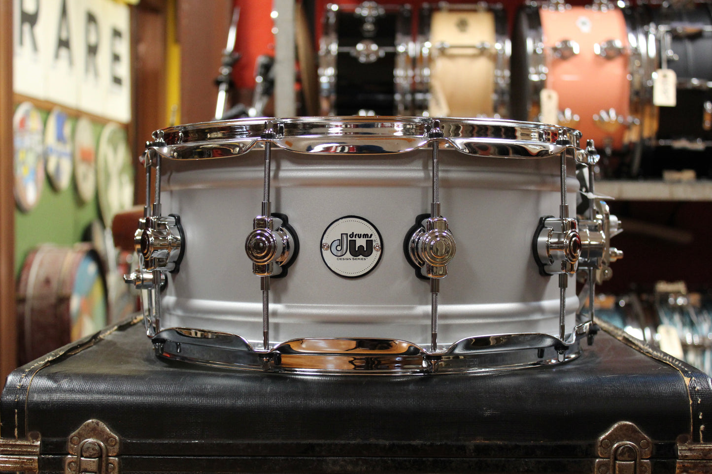 DW Design Series 6.5x14 Matte Aluminum Snare Drum