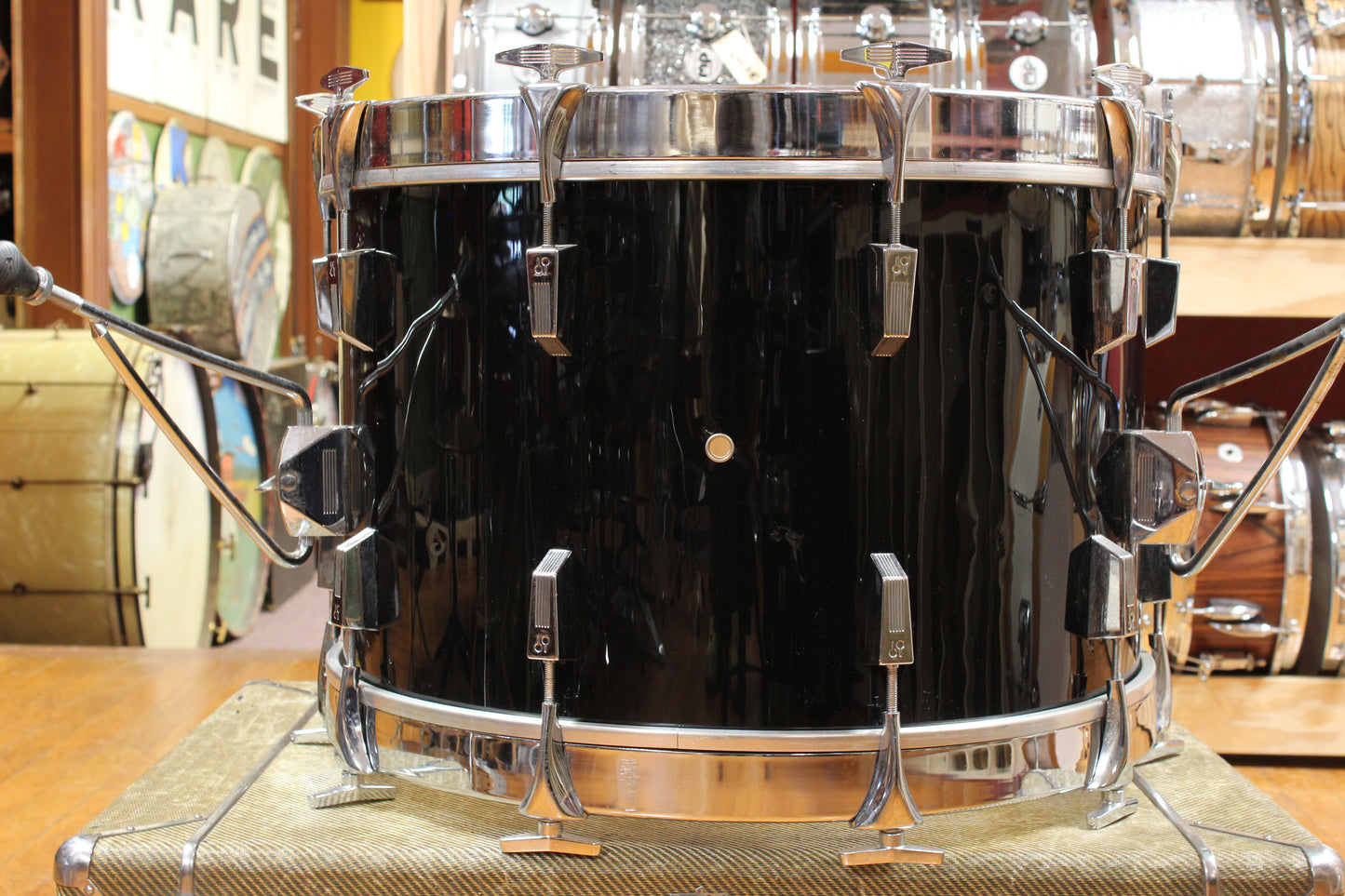 1980s Sonor Phonic 14x22 Bass Drum in Black