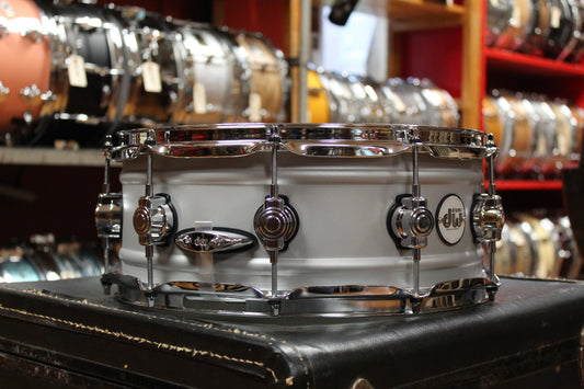 DW Design Series 5.5x14 Matte Aluminum Snare Drum