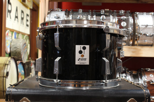 1980s Sonor Phonic 9x13 Tom Tom in Black
