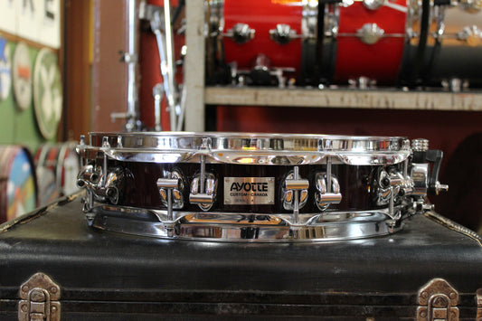 Ayotte 3.5x14 Piccolo Snare Drum in Dark Brown Lacquer