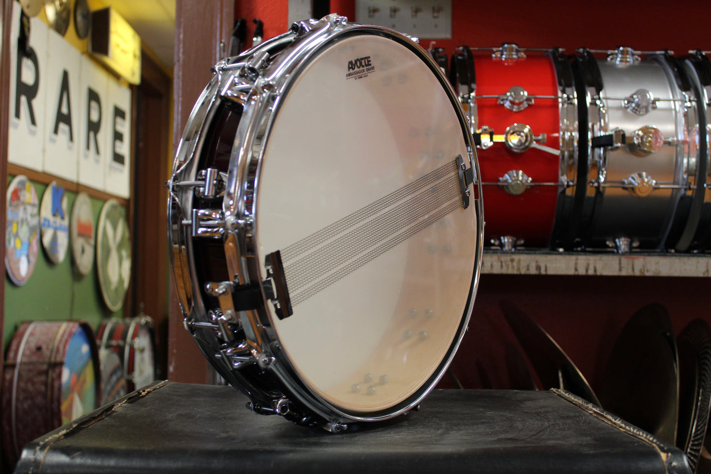 Ayotte 3.5x14 Piccolo Snare Drum in Dark Brown Lacquer