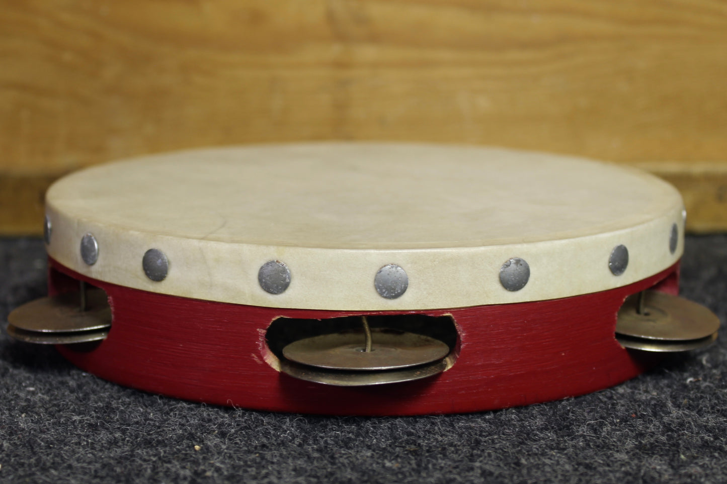 1930's Leedy & Ludwig 7" Tamborine Red