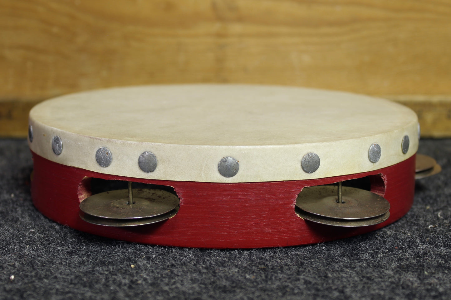 1930's Leedy & Ludwig 7" Tamborine Red