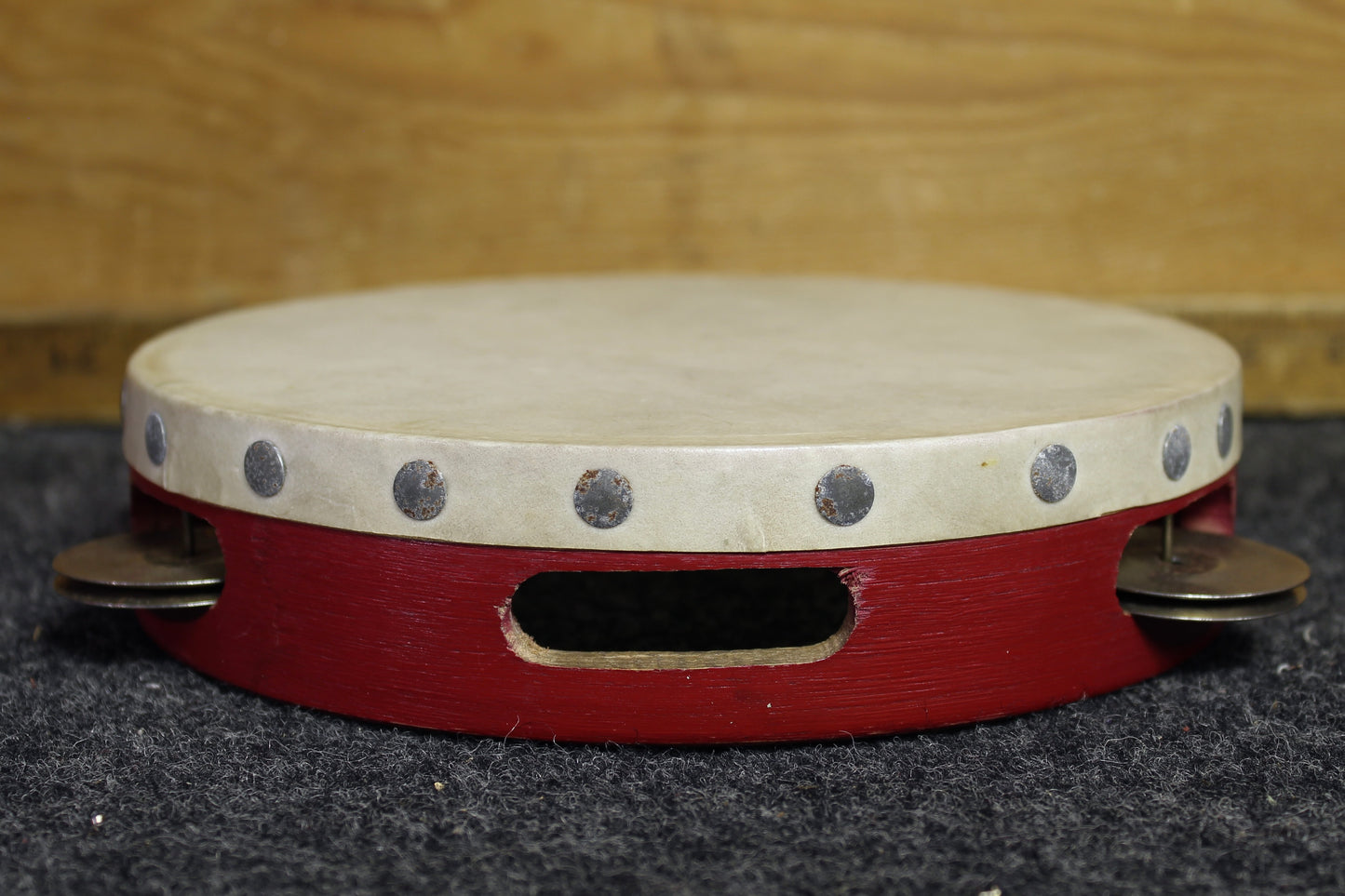 1930's Leedy & Ludwig 7" Tamborine Red