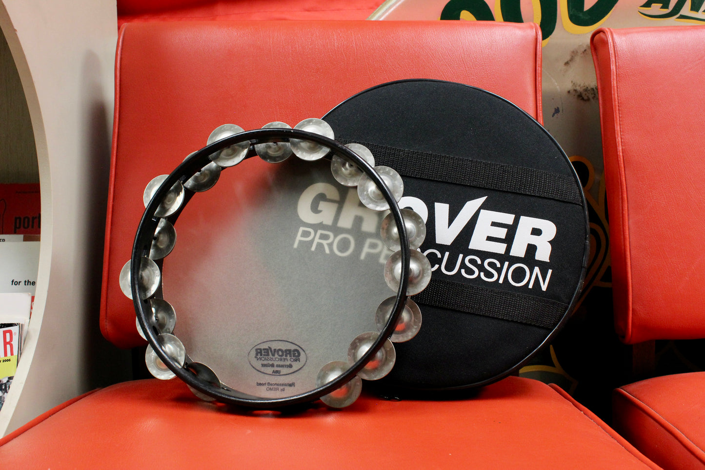 Used Grover Pro Percussion 10-inch Double-Row Tambourine