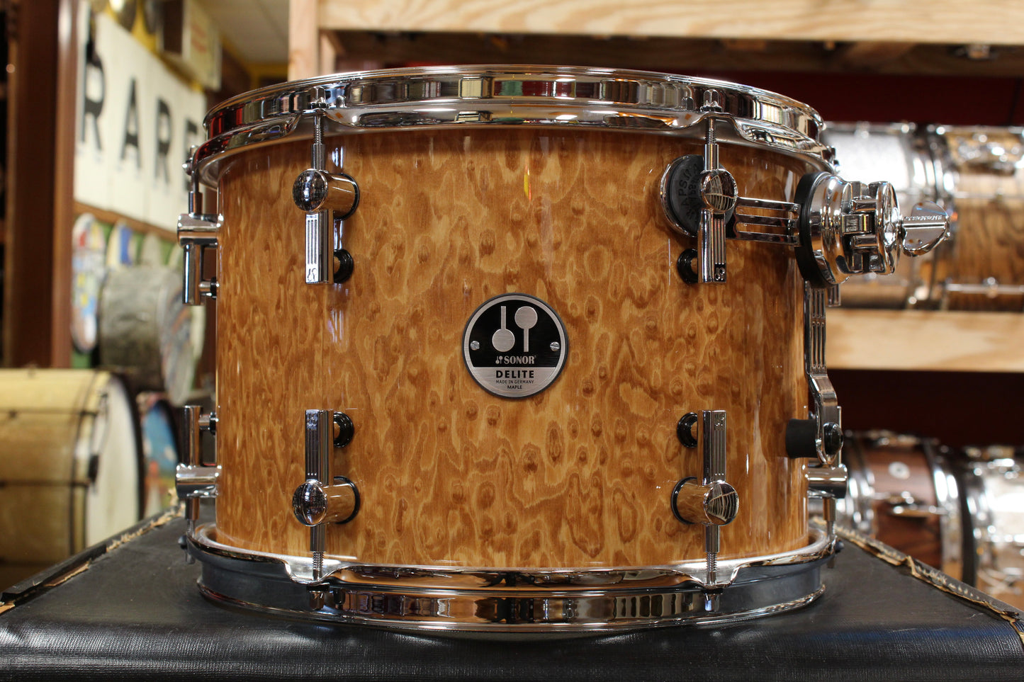 Early 2000s Sonor 9x13 Delite Tom in Birdseye Maple