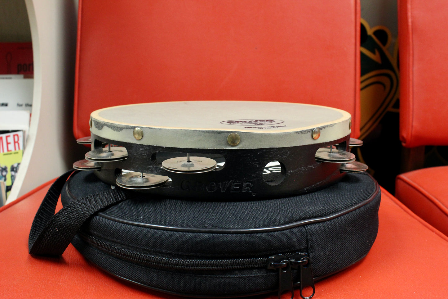 Used Grover Pro Percussion 10-inch Double-Row Tambourine