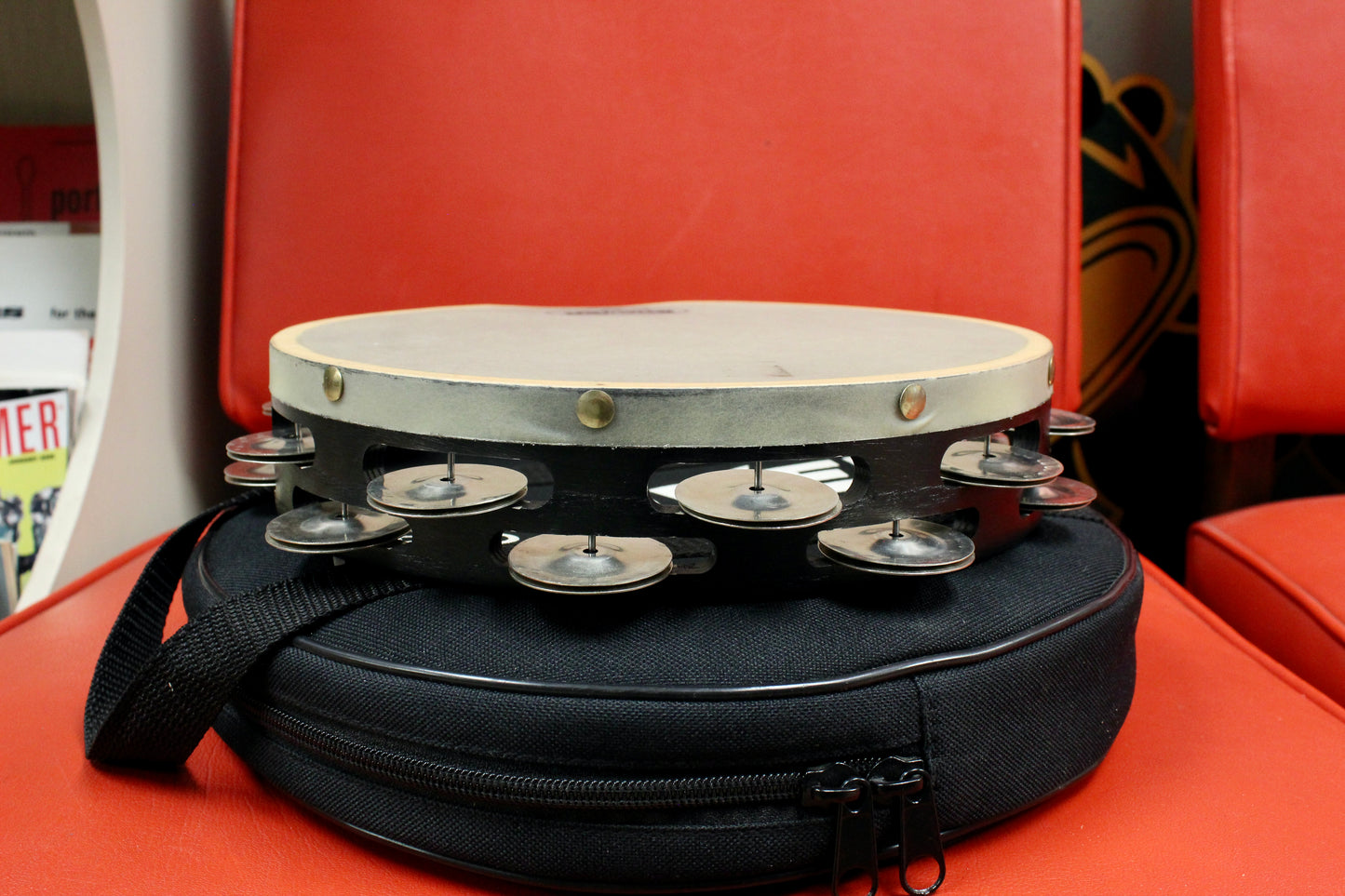 Used Grover Pro Percussion 10-inch Double-Row Tambourine