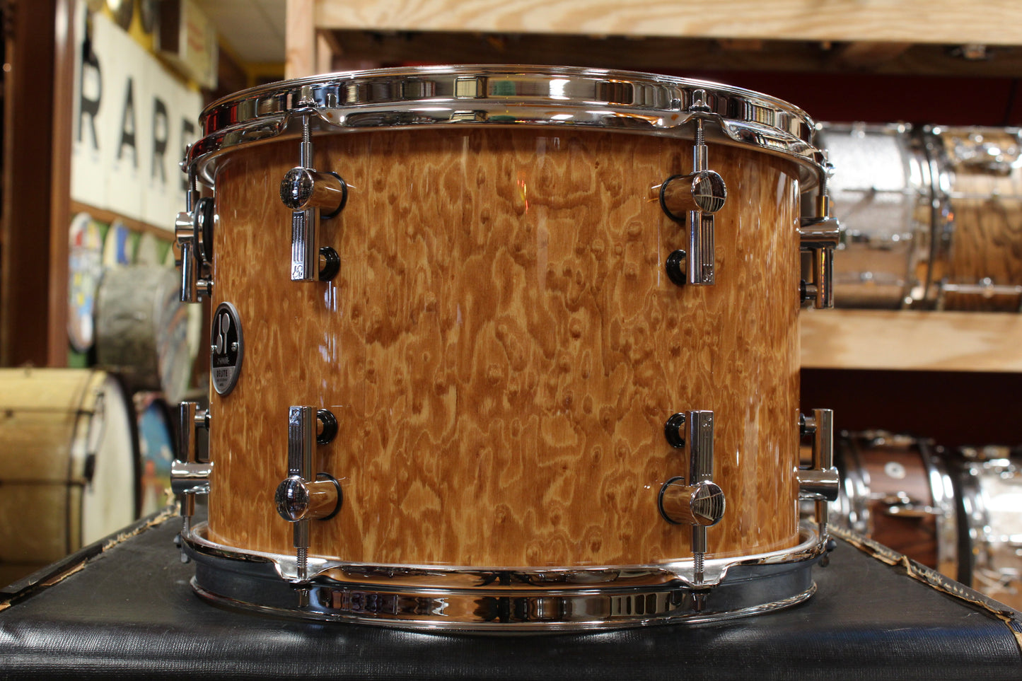 Early 2000s Sonor 9x13 Delite Tom in Birdseye Maple