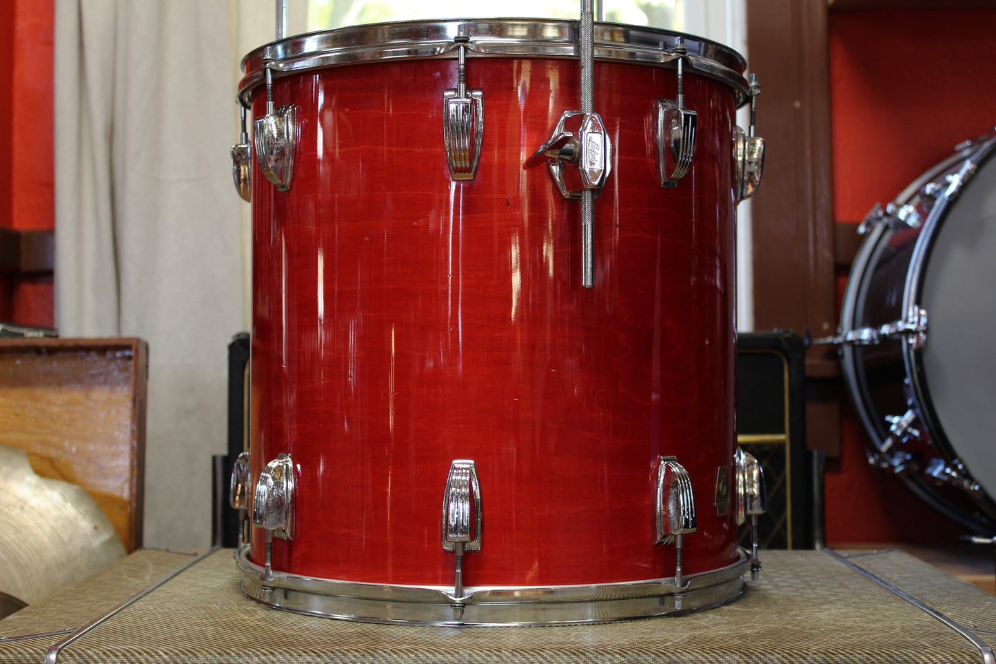 1980s Ludwig Duo-Modular in Flame Shadow 16x22 16x16 12x13 11x12