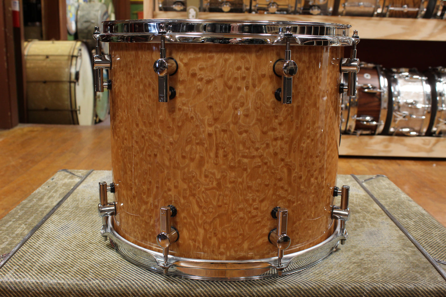 Early 2000s Sonor 12x14 Delite Tom in Birdseye Maple