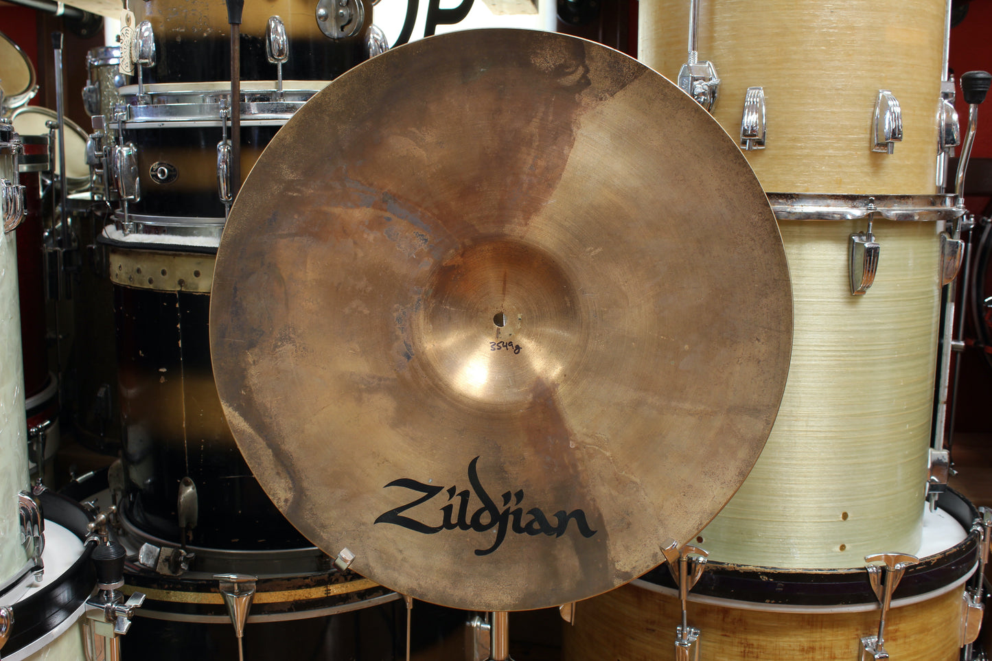 1980s A. Zildjian 20" Earth Ride 3549g