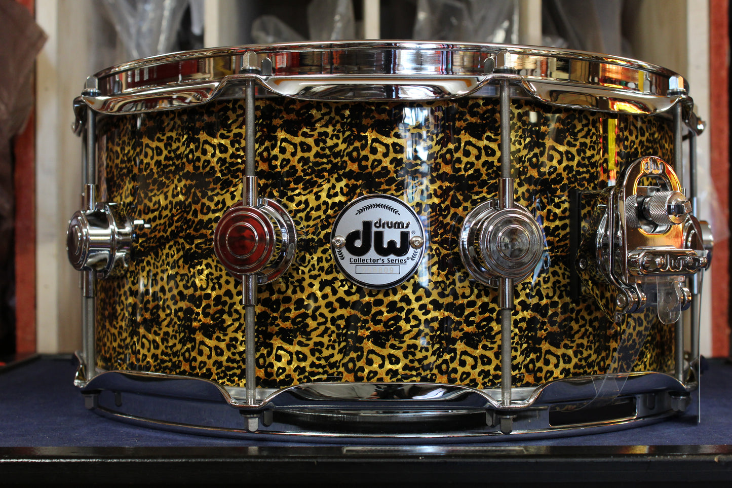 DW Collectors Series Snare Drum 6.5"x14" in Cheetah Finishply
