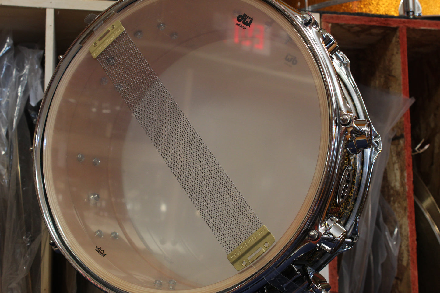 DW Collectors Series Snare Drum 6.5"x14" in Cheetah Finishply