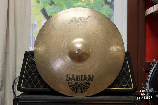 Used Sabian 20" AAX Stage Ride Cymbal 2440g