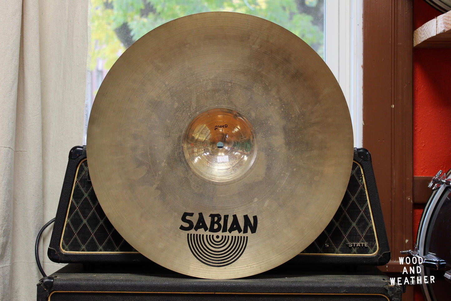 Used Sabian 20" AAX Stage Ride Cymbal 2440g