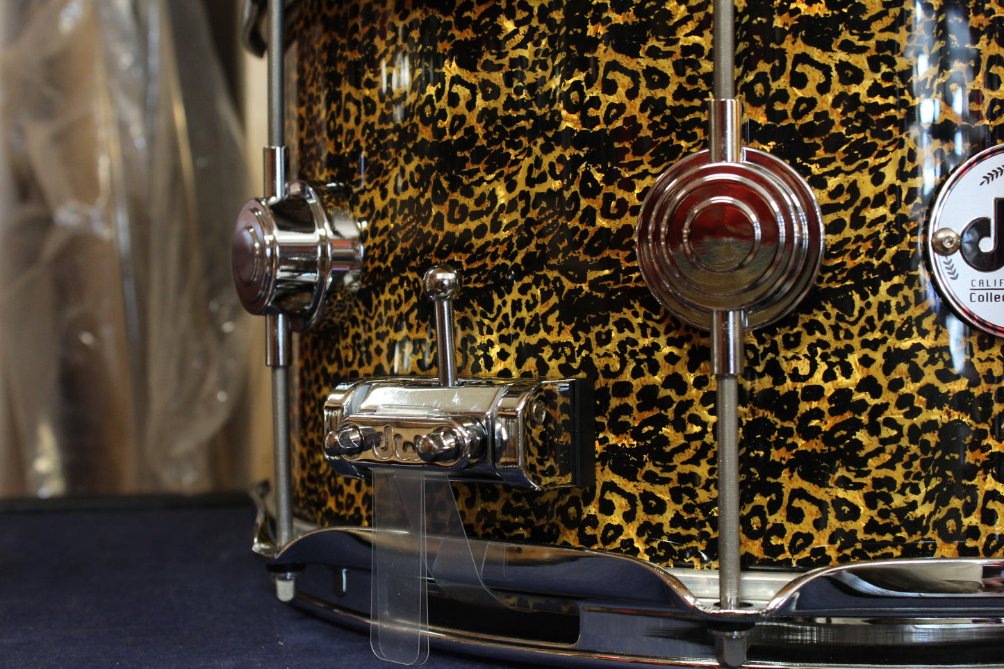 DW Collectors Series Snare Drum 7"x13" in Cheetah Finishply