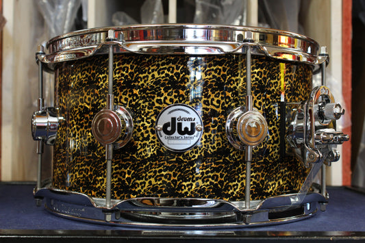 DW Collectors Series Snare Drum 6.5"x12" in Cheetah Finishply