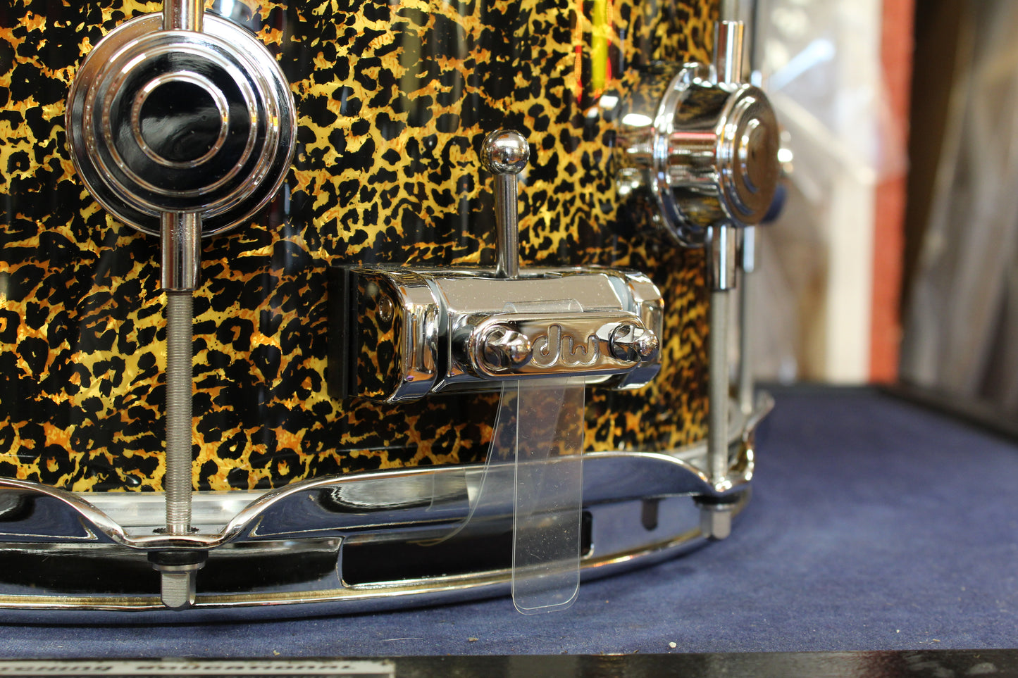 DW Collectors Series Snare Drum 6.5"x12" in Cheetah Finishply