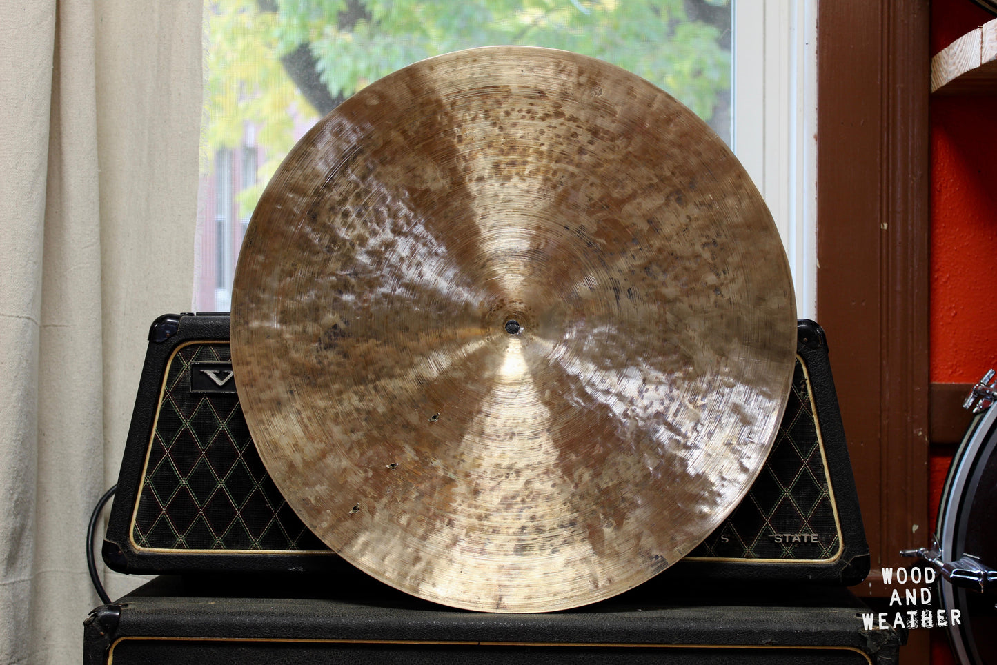 Quiqueg Cymbalsmith 19 5/16" Dirty Boppa Series Small Bell Ride Cymbal w/ Rivets 1982g