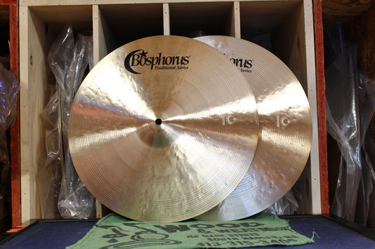 Bosphorus 15" Traditional Hi-Hats 1060/1256g