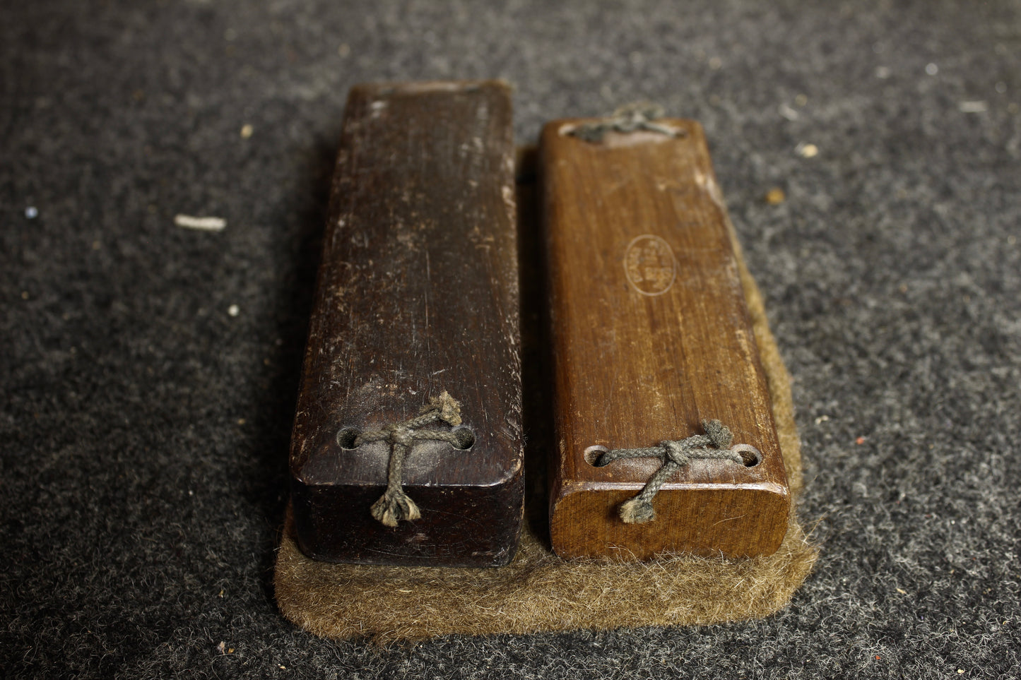 1920's Ludwig Deagan Wood Block Pair