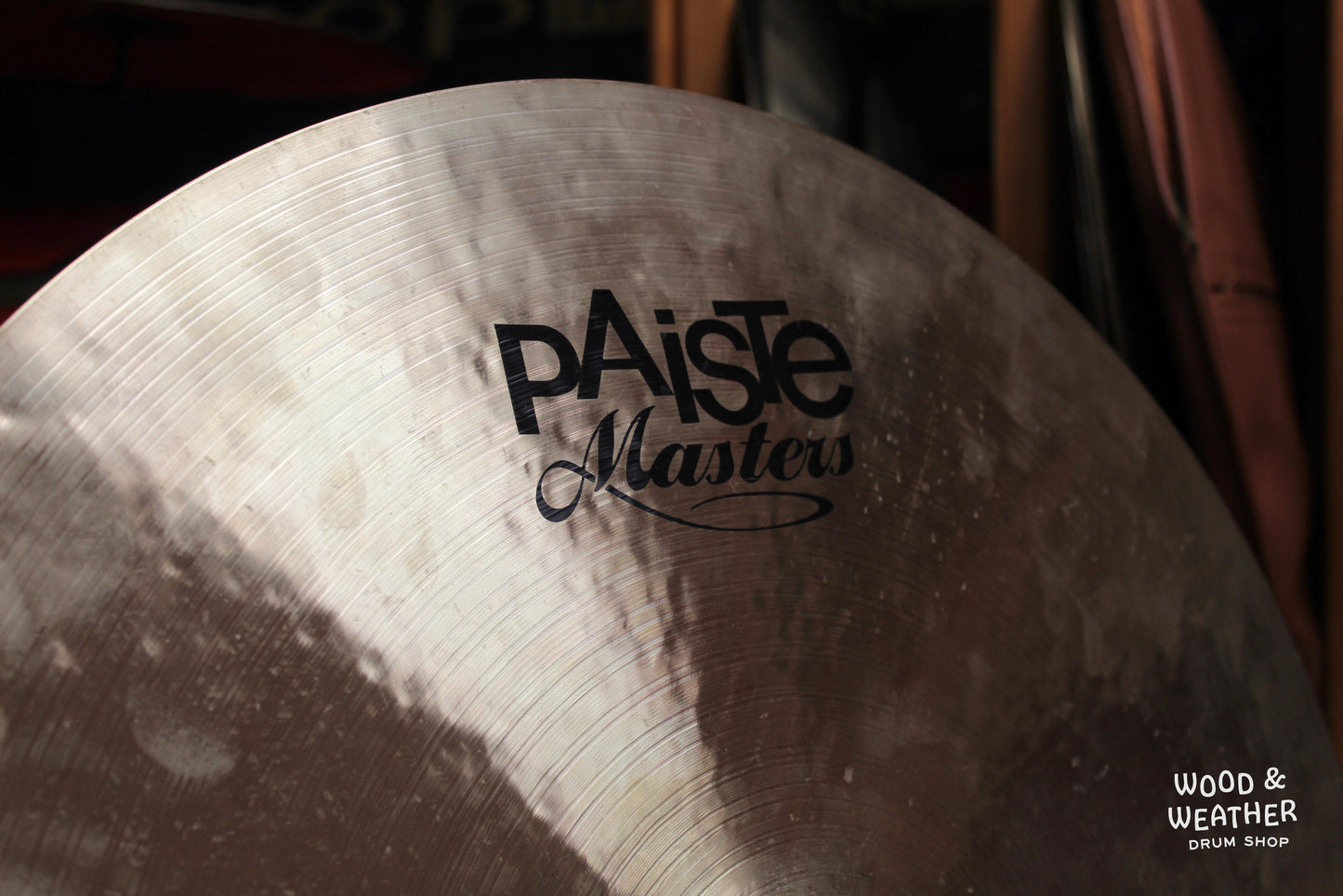 Used Paiste Masters Series 22" Thin Ride Cymbal 2124g