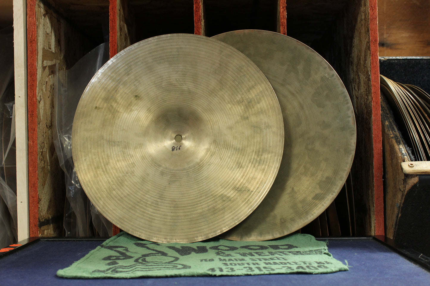 1960/70s A. Zildjian 14" Hi-Hats 856/1160g