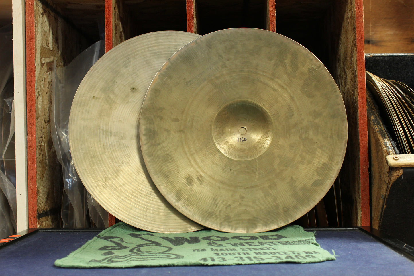 1960/70s A. Zildjian 14" Hi-Hats 856/1160g