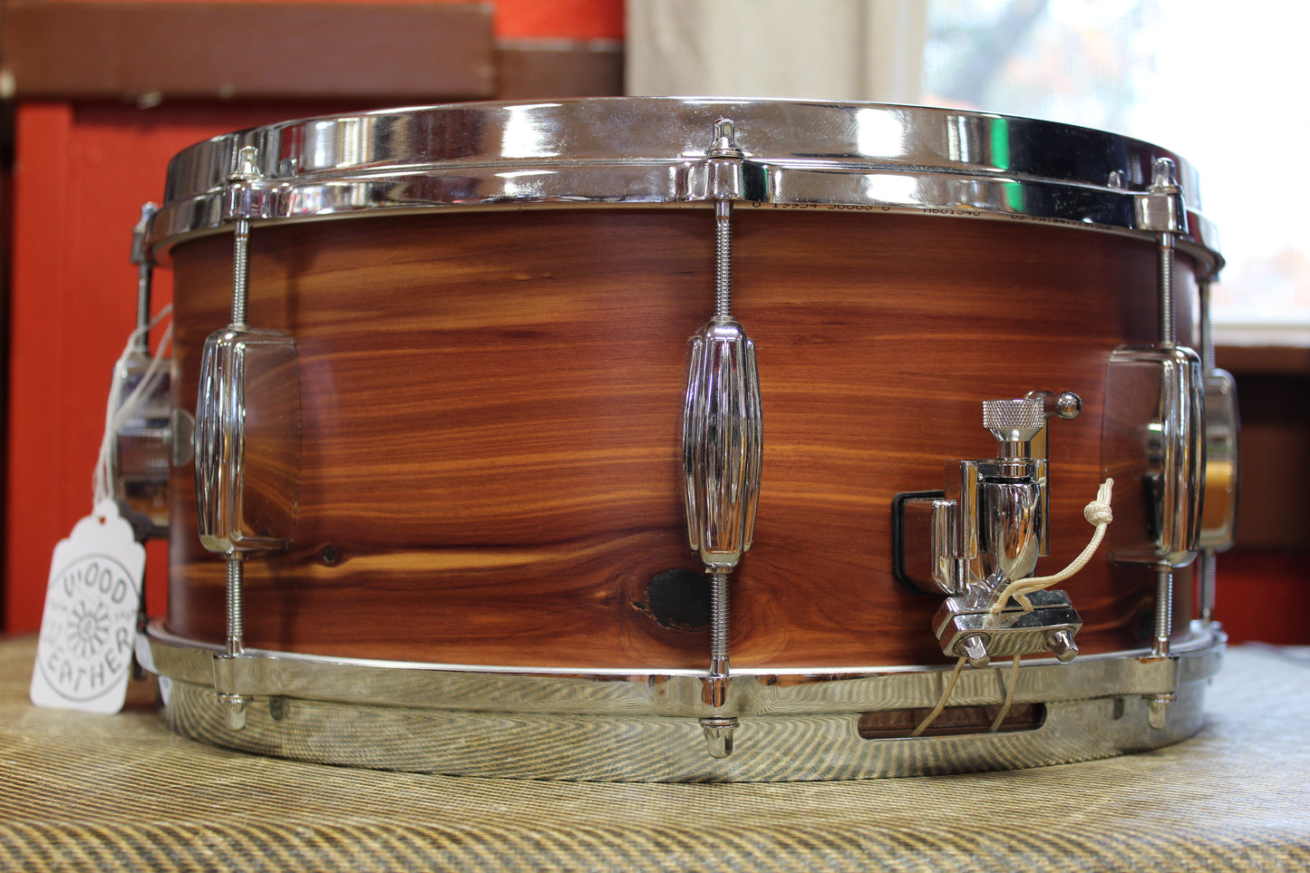 2022 C&C Drum Company Gladstone Cedar 6.5"x14" Snare Drum