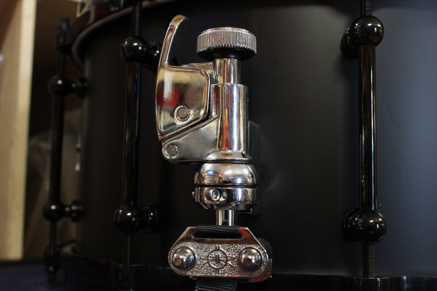 Dunnett Classic Titanium Tourbillon Snare Drum 7"x14" Matte Black