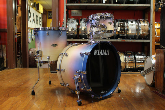 Tama Starclassic Walnut Birch Outfit in Satin Purple Atmosphere fade 14x20 8x12 14x14