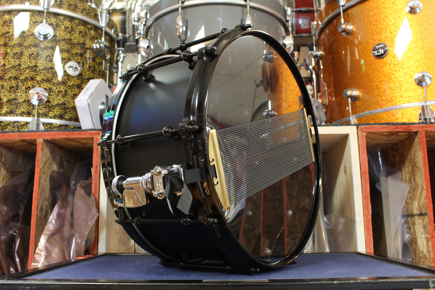 Dunnett Classic Titanium Tourbillon Snare Drum 7"x14" Matte Black