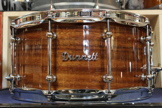 Dunnett Classic StereoPly Snare Drum 7"x14" Acacia