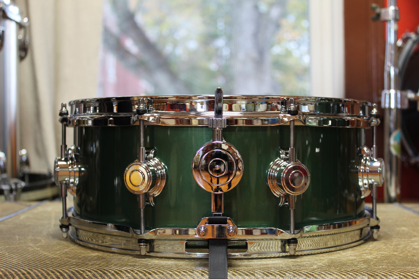 George Way Aristocrat Studio Snare Drum 5.5x14 - Kaddy Green